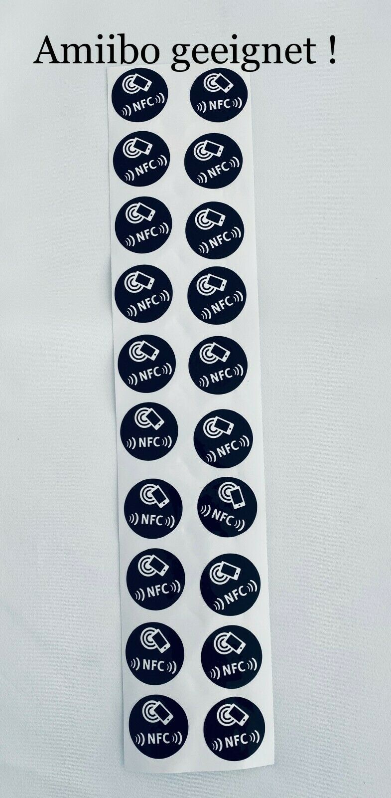 20 x NFC-NTAG215 Sticker kleines Format für alle Smartphones u. Amiibo Lite geeignet